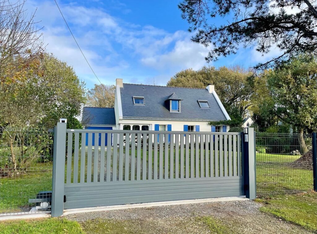 portail coulissant motorisé aluminium